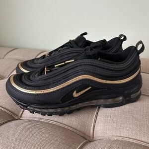Nike Air Max 97 Black Gold Sneakers